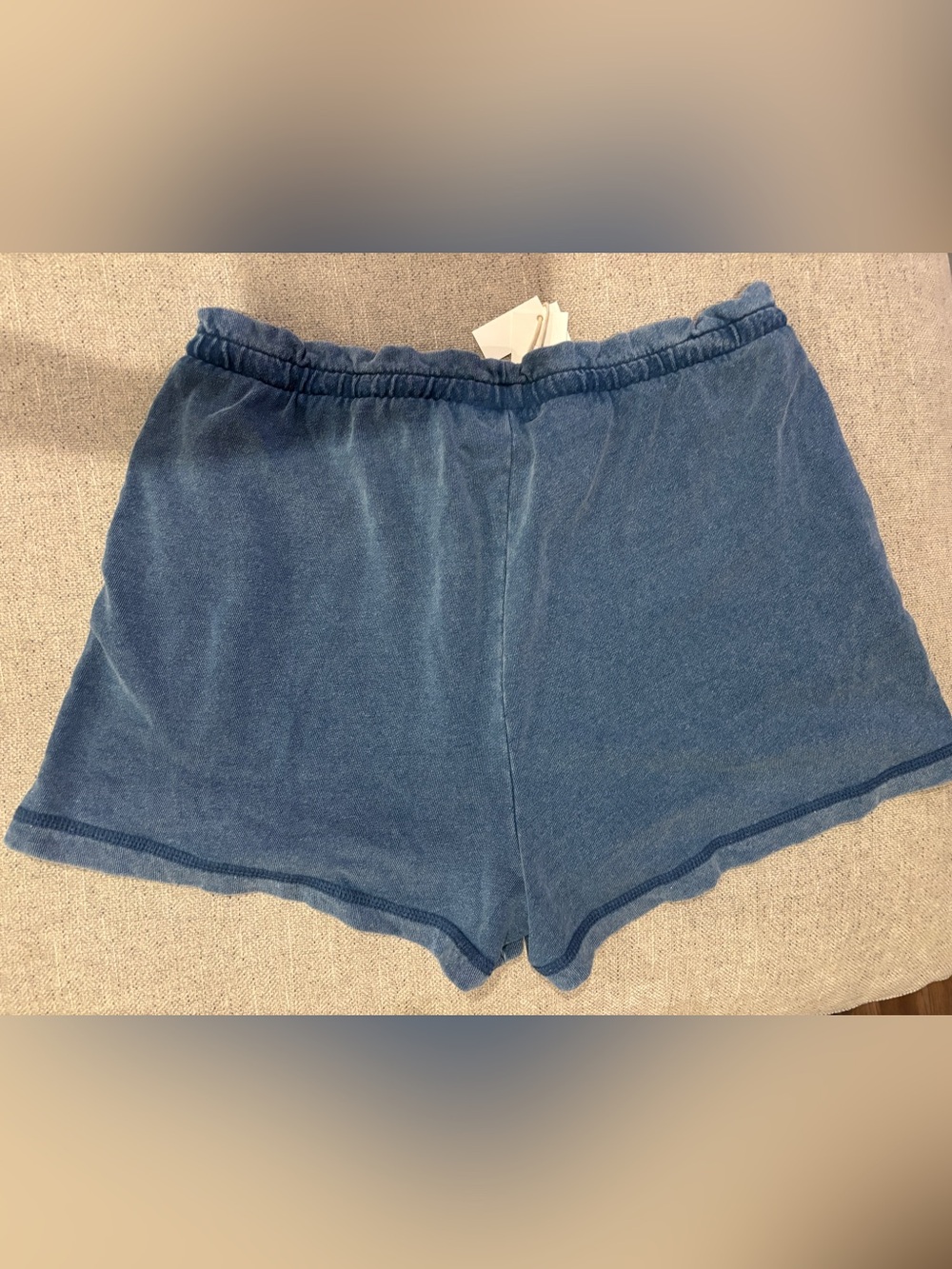 Z Supply Gael Knit Denim Shorts NWT – Vintage Indigo – Large - Picture 3 of 5